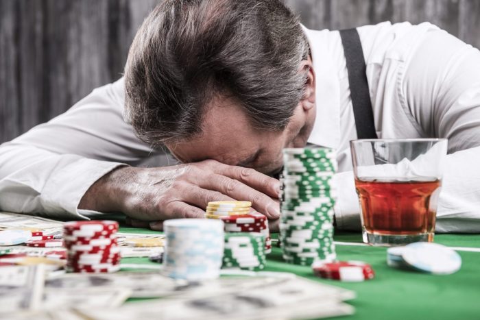 Gambling addiction dependence